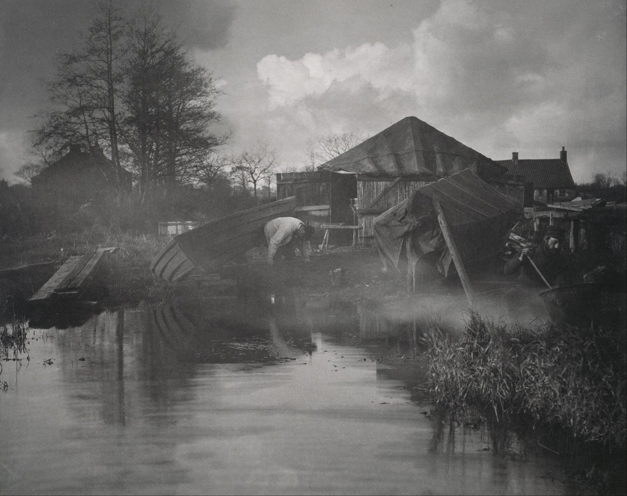 Et bådeværft i Norfolk af Peter Henry Emerson