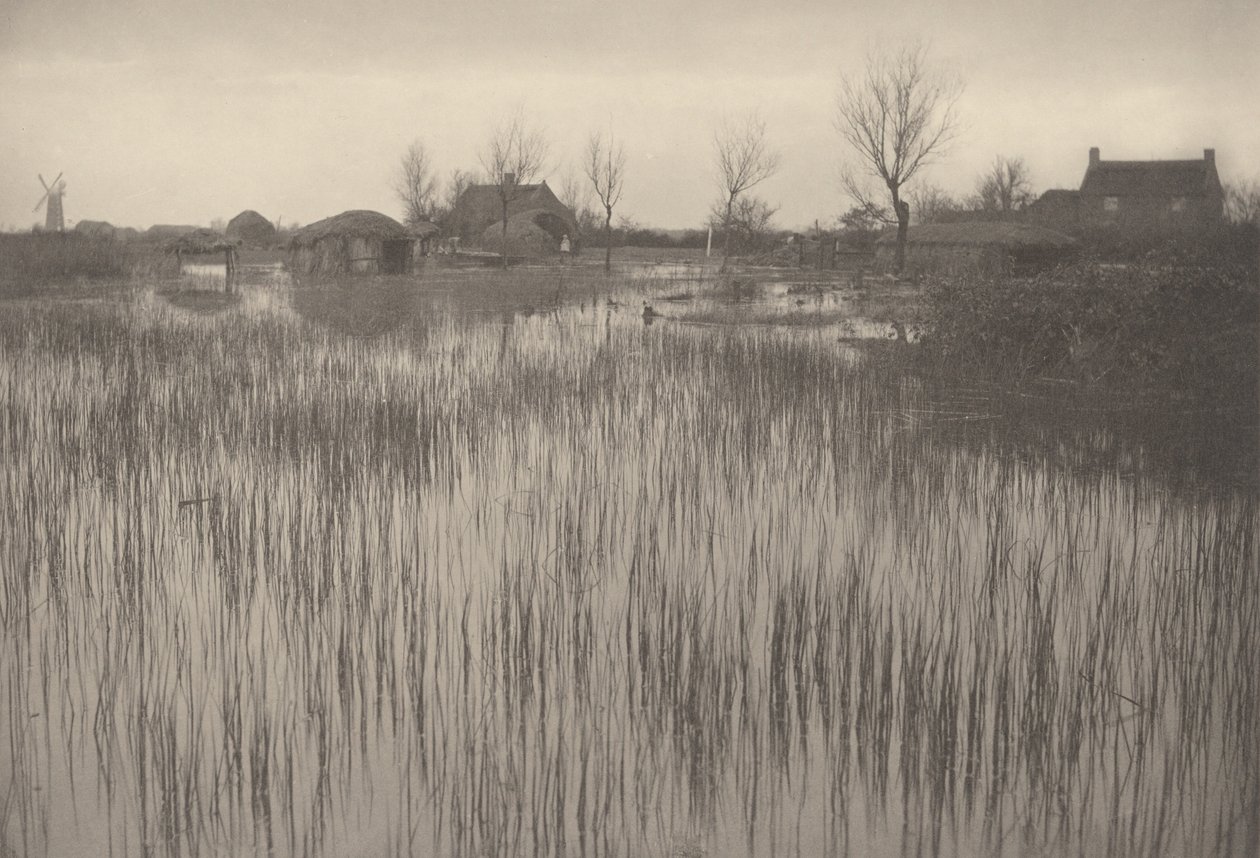 En ruskete kyst, 1886 (foto) af Peter Henry Emerson