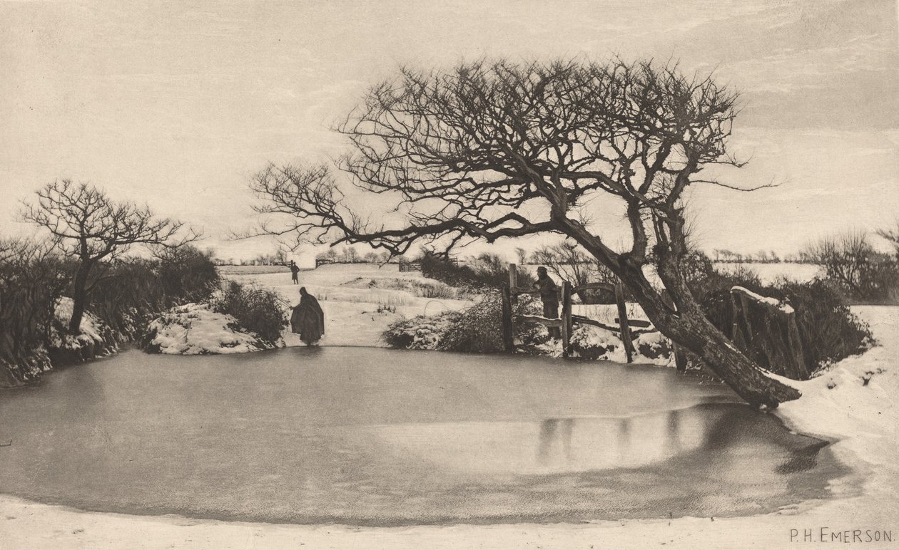 En vintermorgen af Peter Henry Emerson