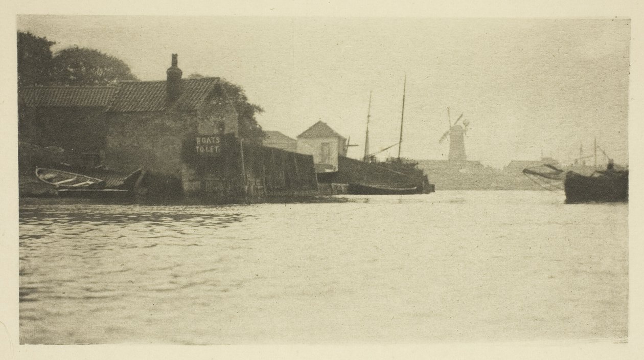 På vej mod North River af Peter Henry Emerson