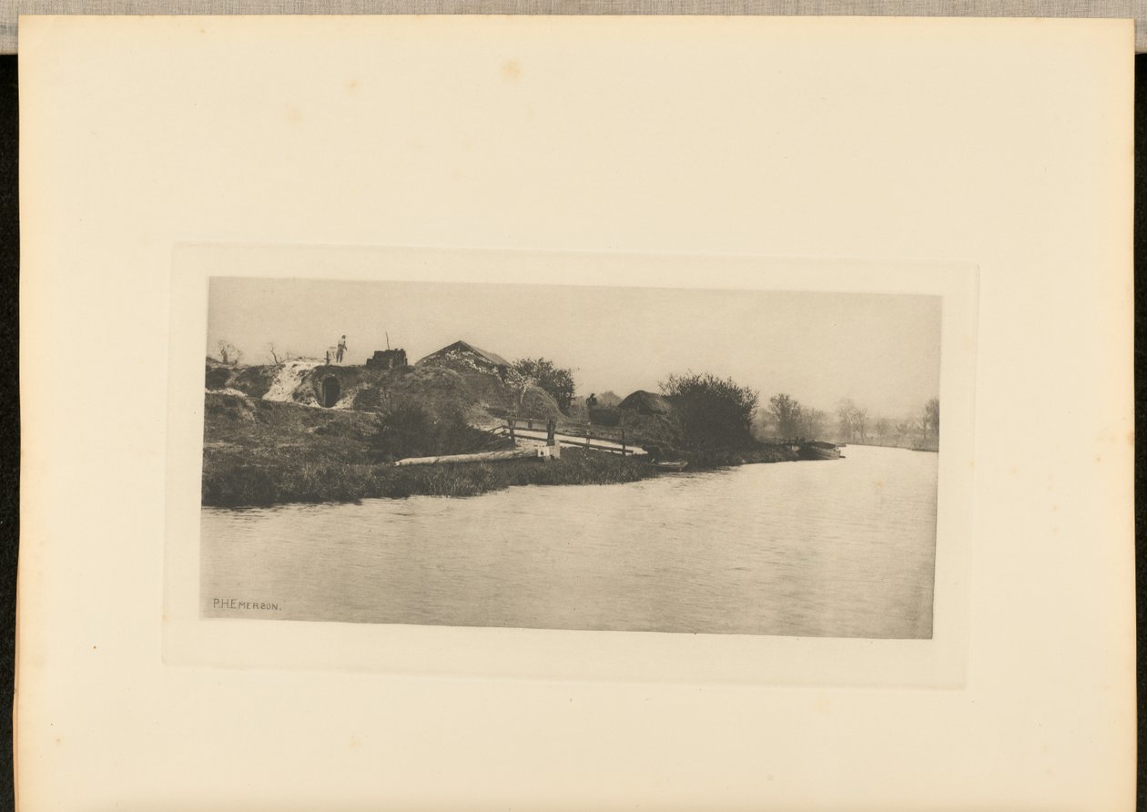 Brickfield ved floden Bure. [Norfolk.] af Peter Henry Emerson