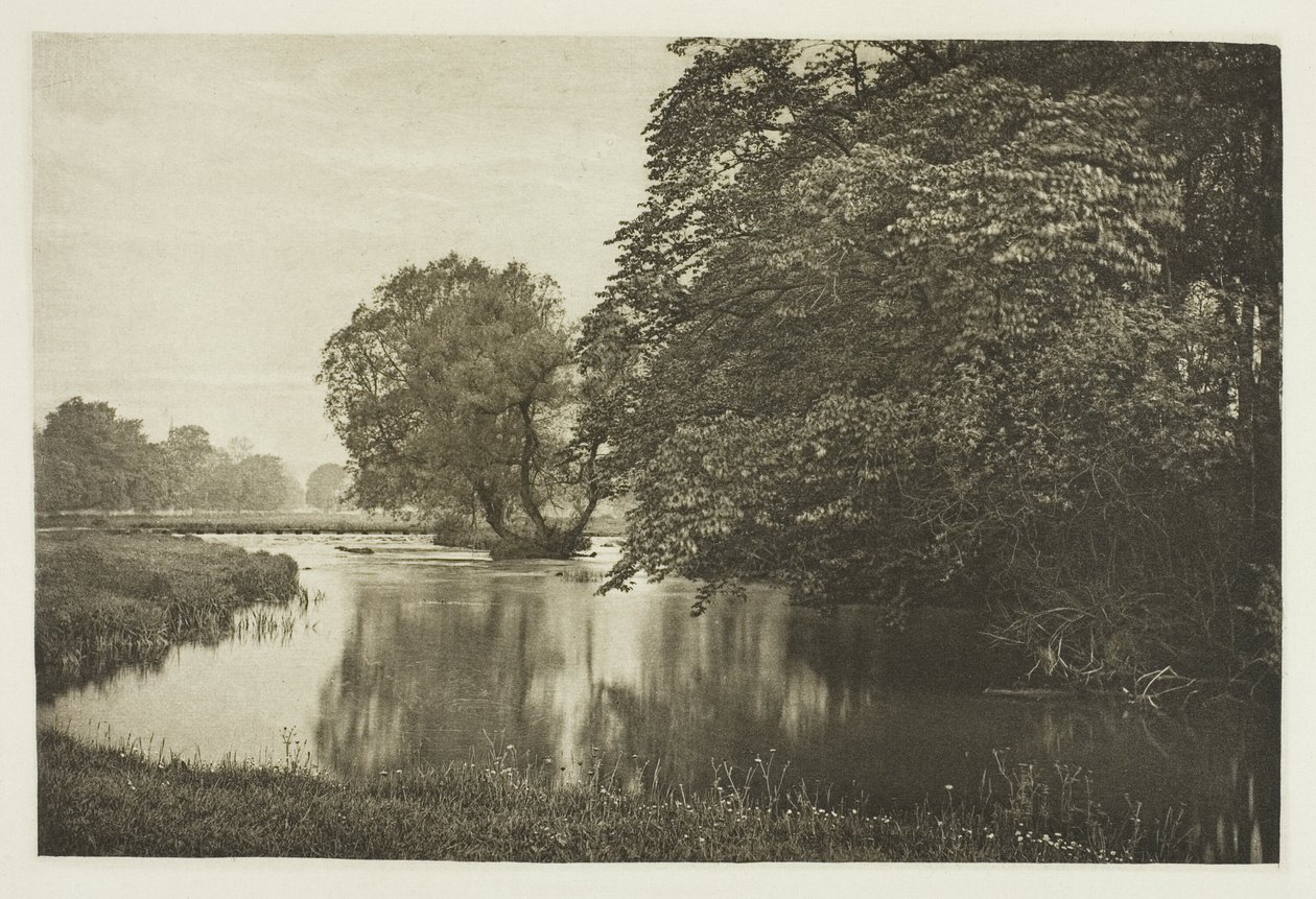 Crow-Island Stream, floden Wye af Peter Henry Emerson