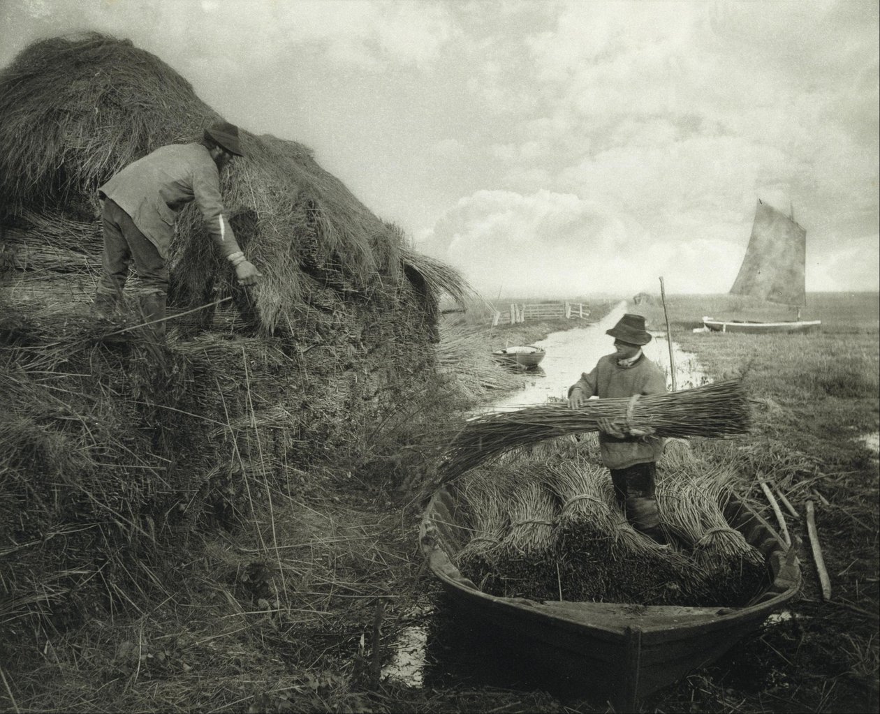Stakning af rør af Peter Henry Emerson