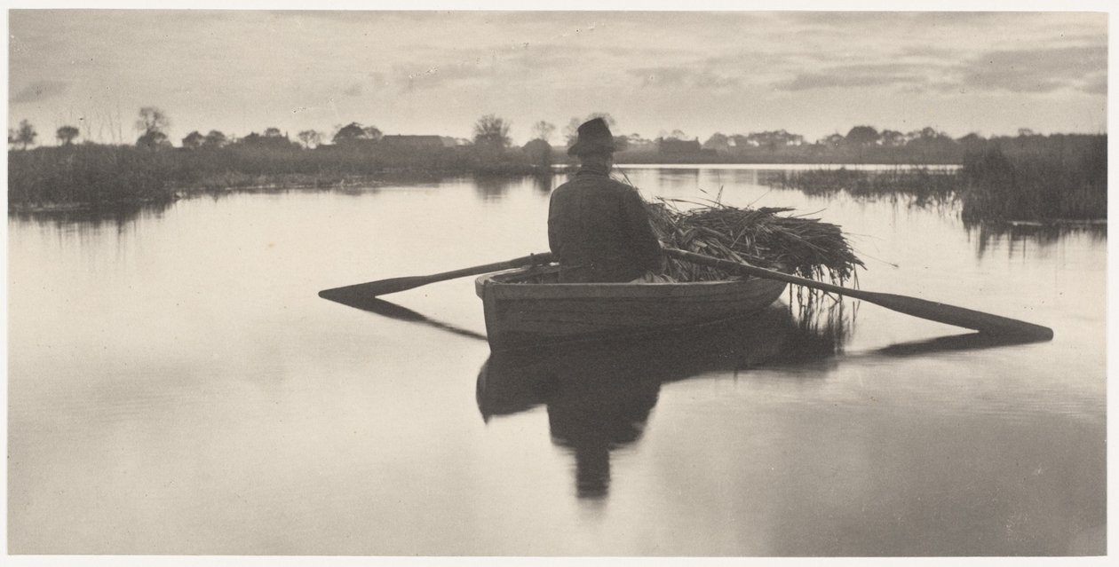 Roning hjem med skolesagerne af Peter Henry Emerson