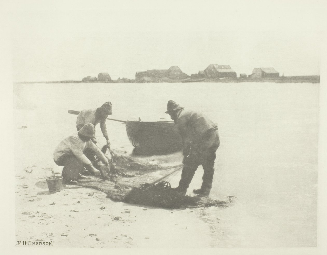 Smeltning på floden Blythe (Suffolk) af Peter Henry Emerson