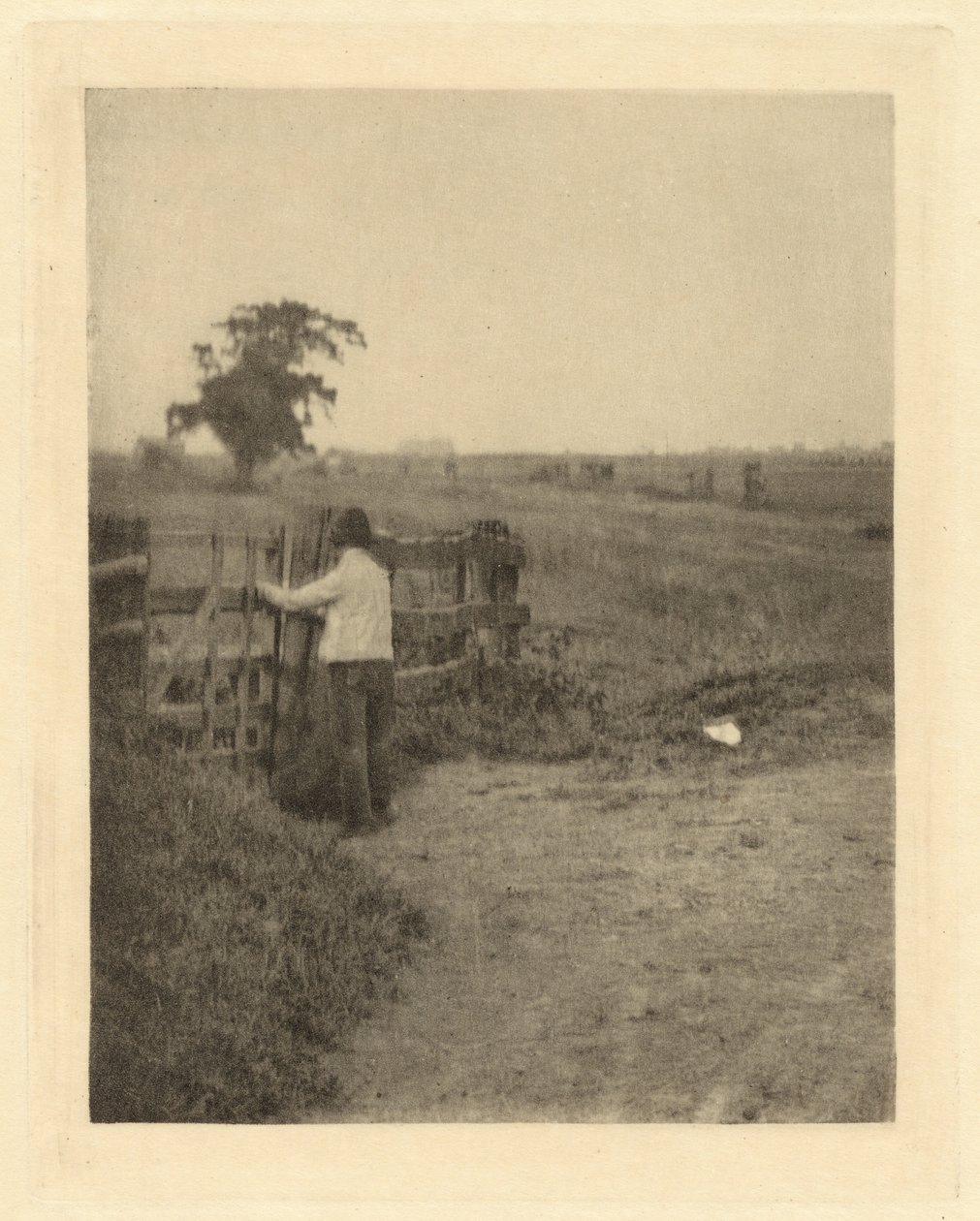 Den sidste port, i eller før 1895 (foto) af Peter Henry Emerson