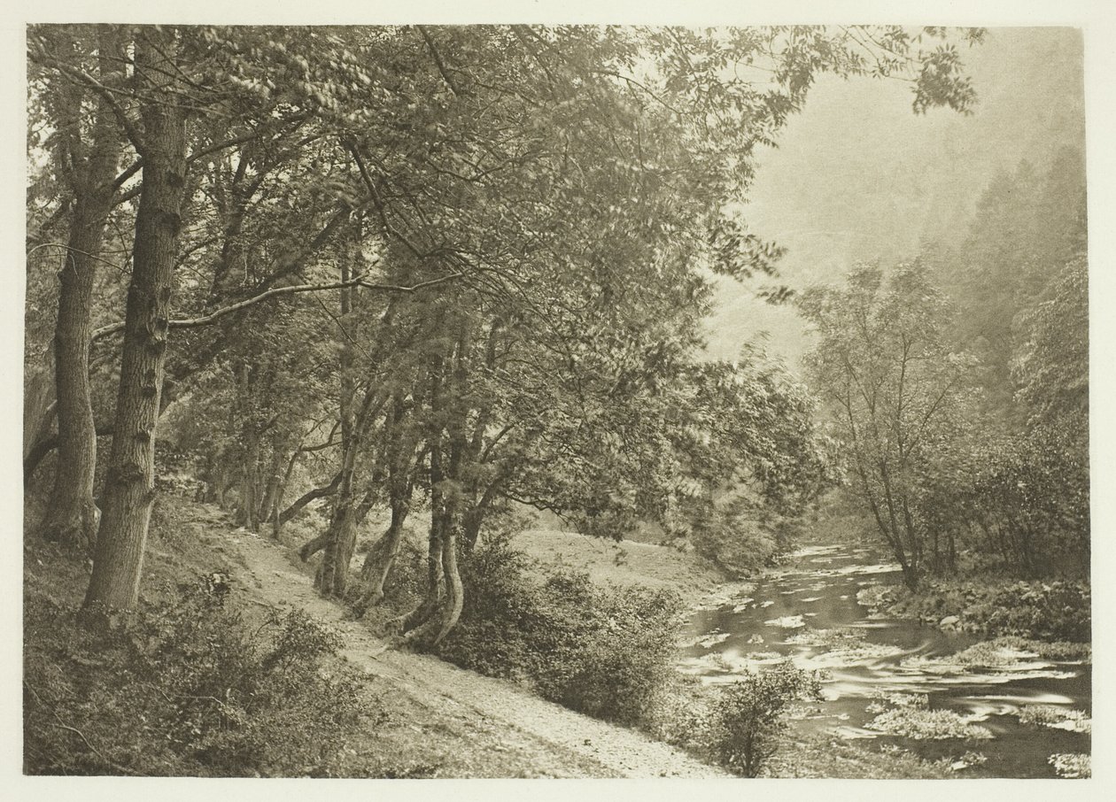 Stien over First Brae, Dove Dale af Peter Henry Emerson