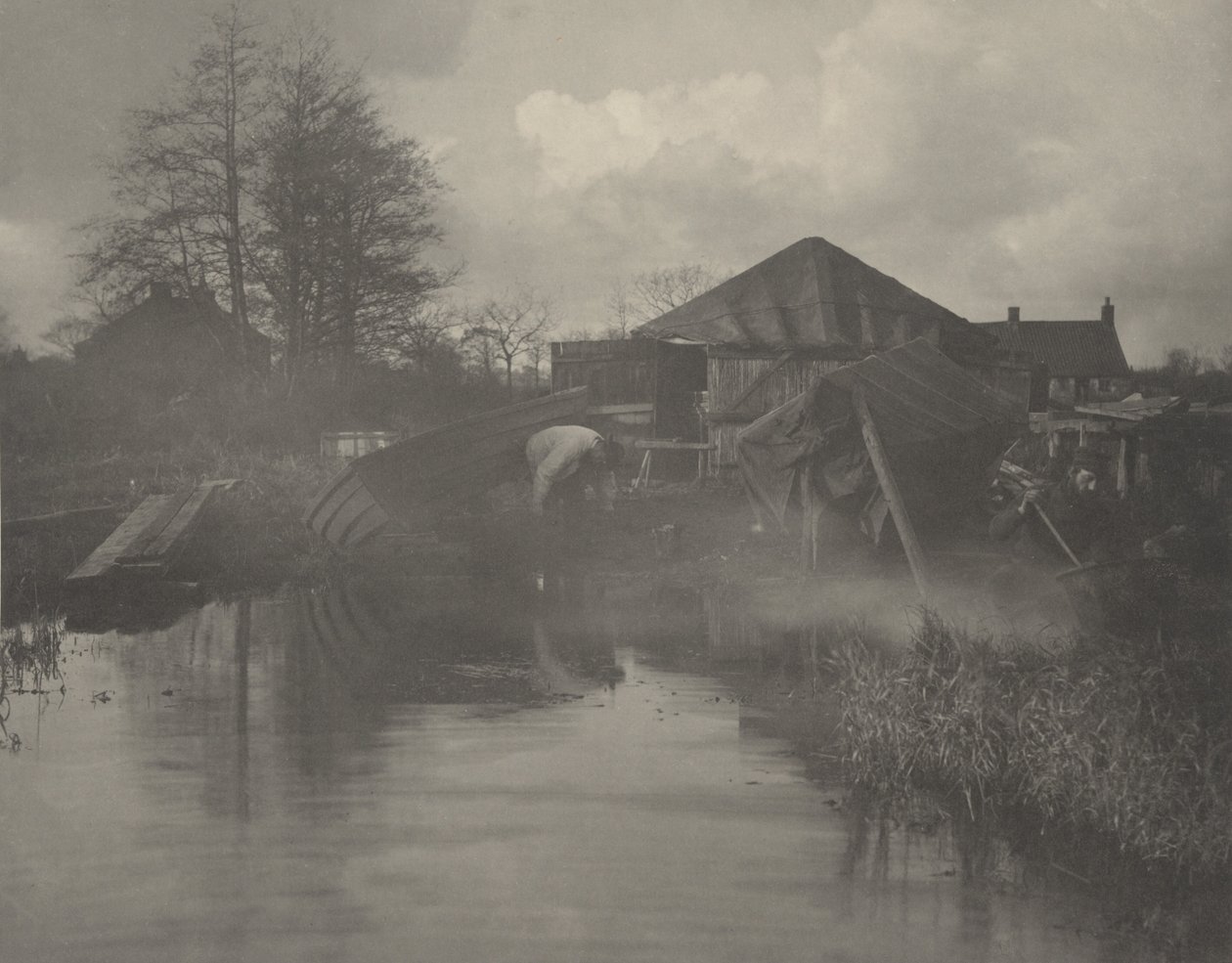 En Norfolk-bådværft af Peter Henry Emerson and T.F. Goodall