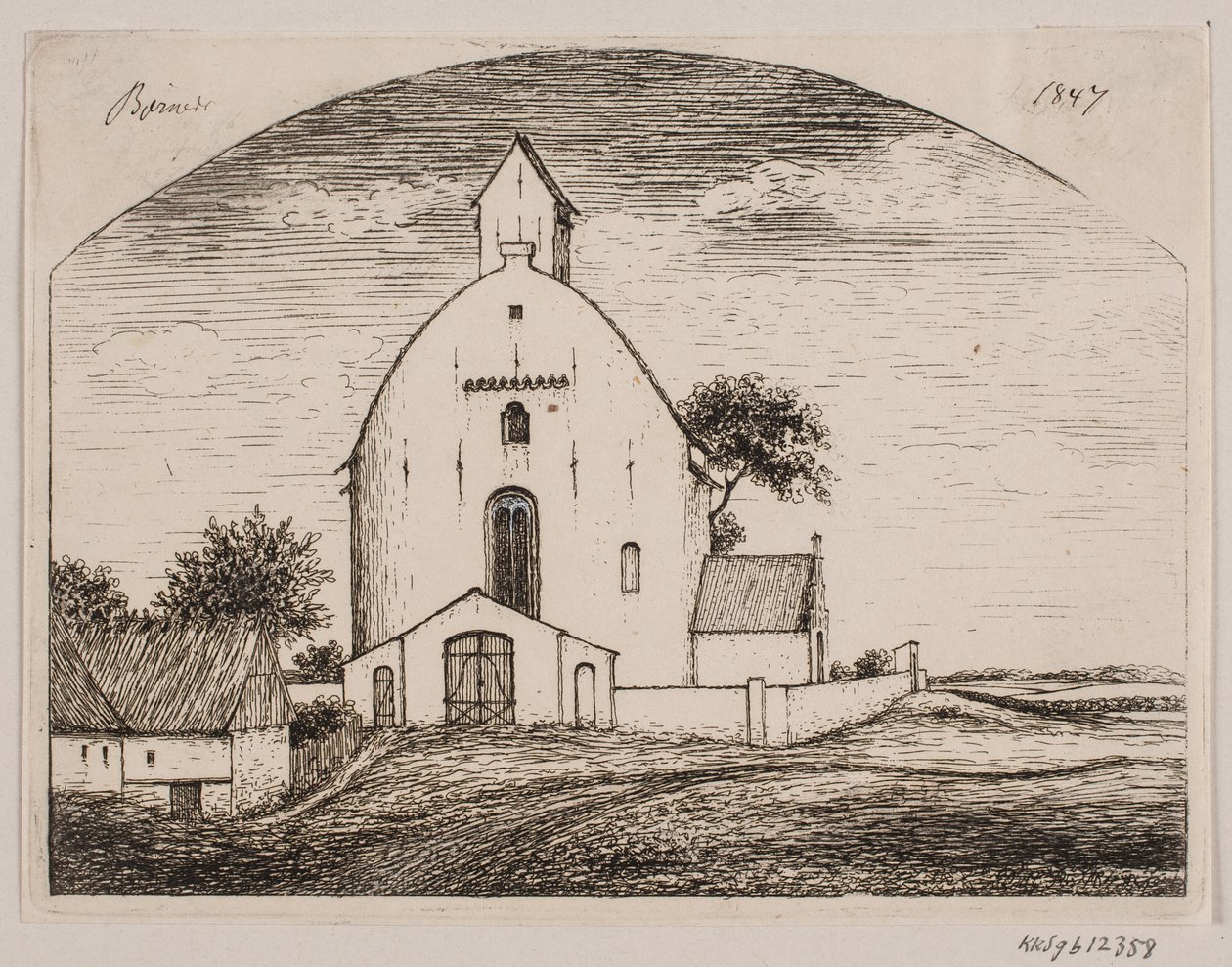Bjernede kirke af Peter Herman Rasmussen