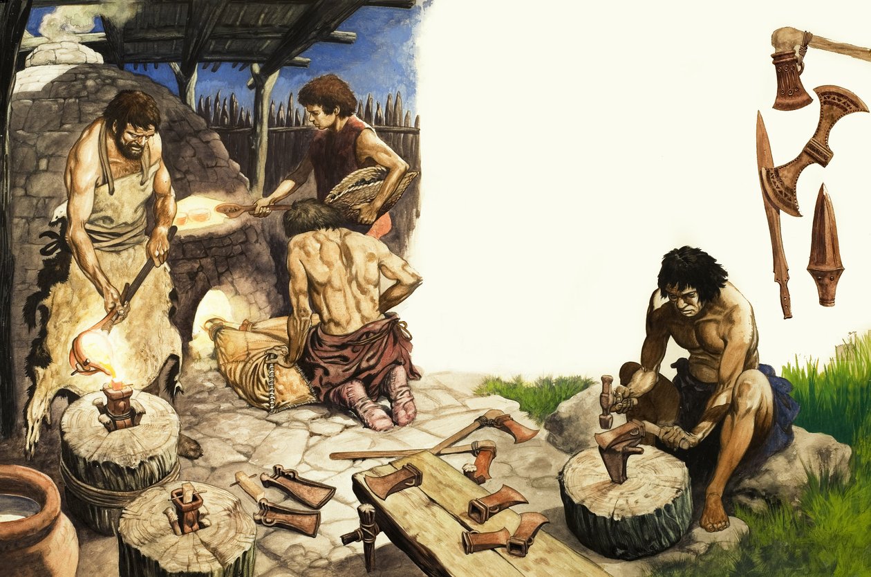 Bronzealderen, illustration fra 