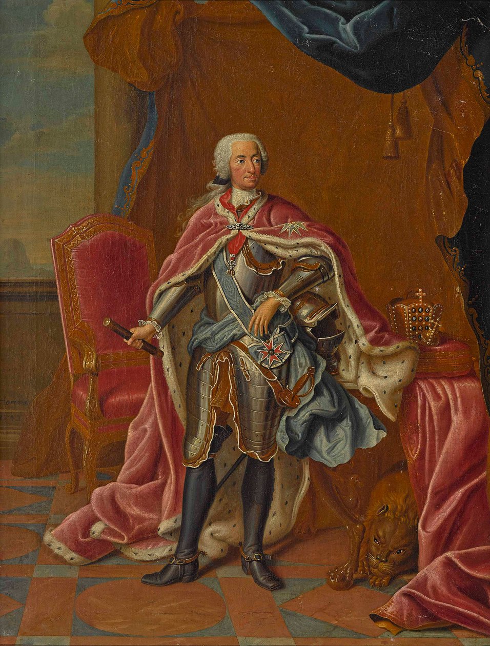 Portræt af Charles VII, hellig romersk kejser 1697-1745, 1743. af Peter Jacob Horemans