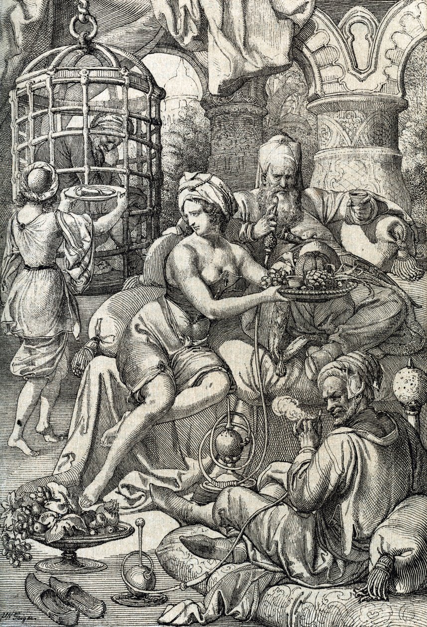 Sultan Bayezid I (eller Bajazet af Peter Johann Nepomuck Geiger