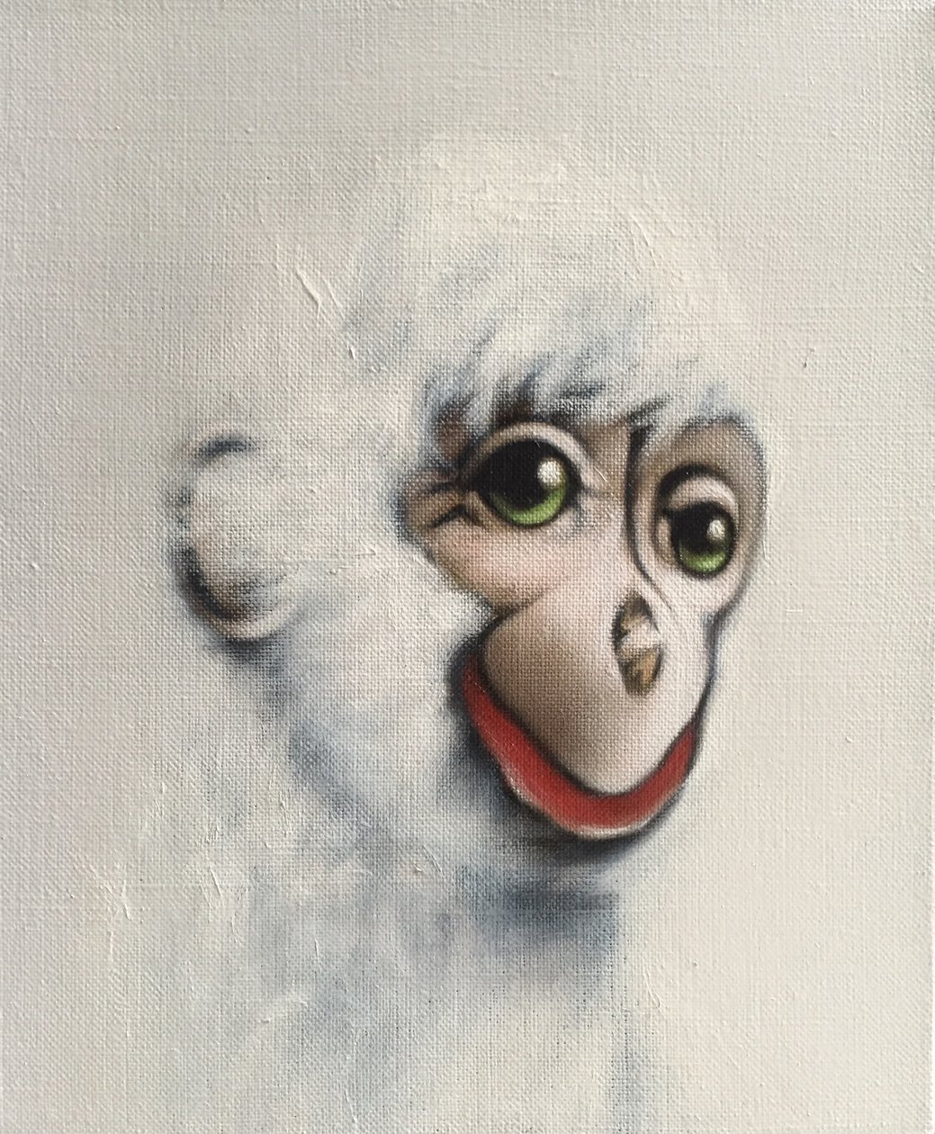 Monkey in White, 2005 af Peter Jones