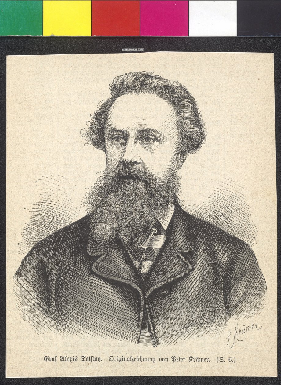 Aleksej Konstantinovitj greve Tolstoj af Peter Kraemer