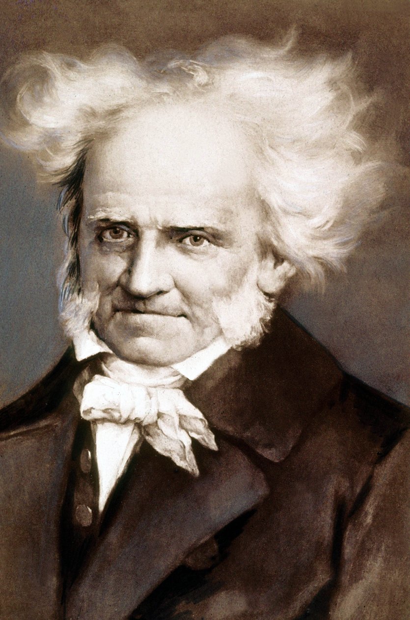Den tyske filosof Arthur Schopenhauer (1788-1860) foto efter maleri af Peter Kramer af Peter Kramer
