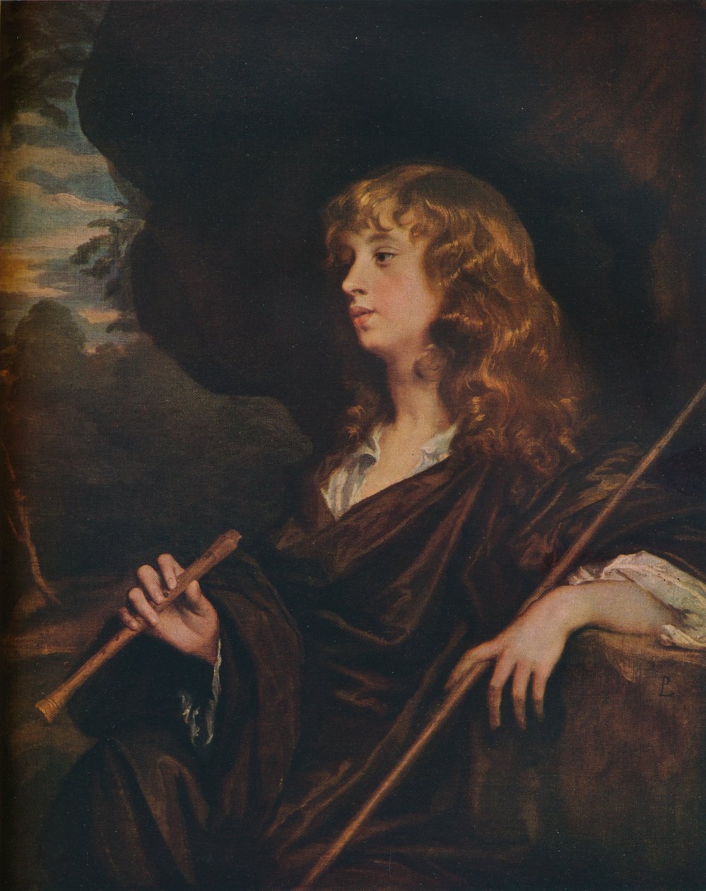 Abraham Cowley, c1658 af Peter Lely