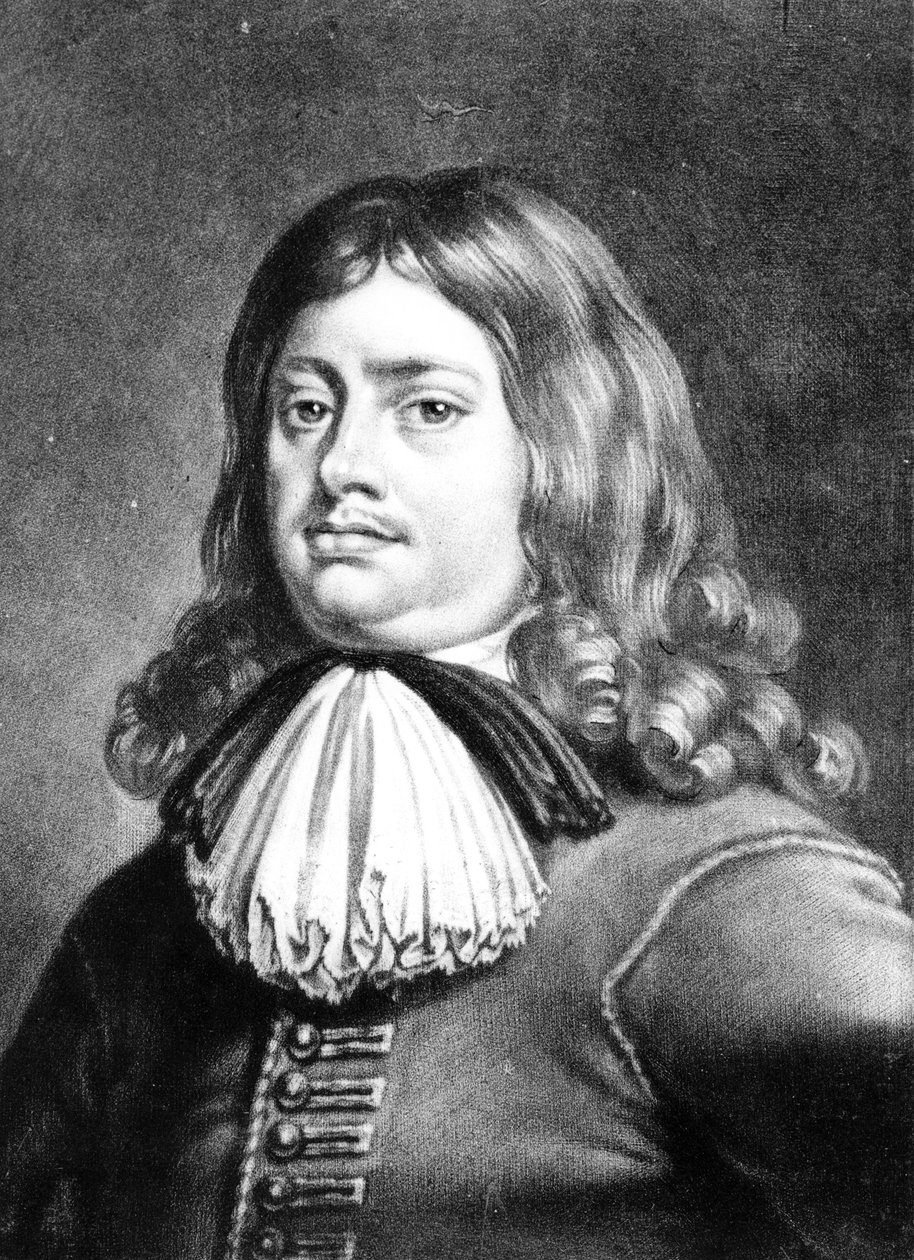 Admiral Earl Penn (1644-1718) illustration fra 