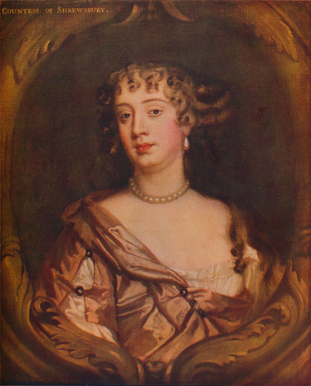 Anna Maria Talbot grevinde af Shrewsbury, c1670 af Peter Lely