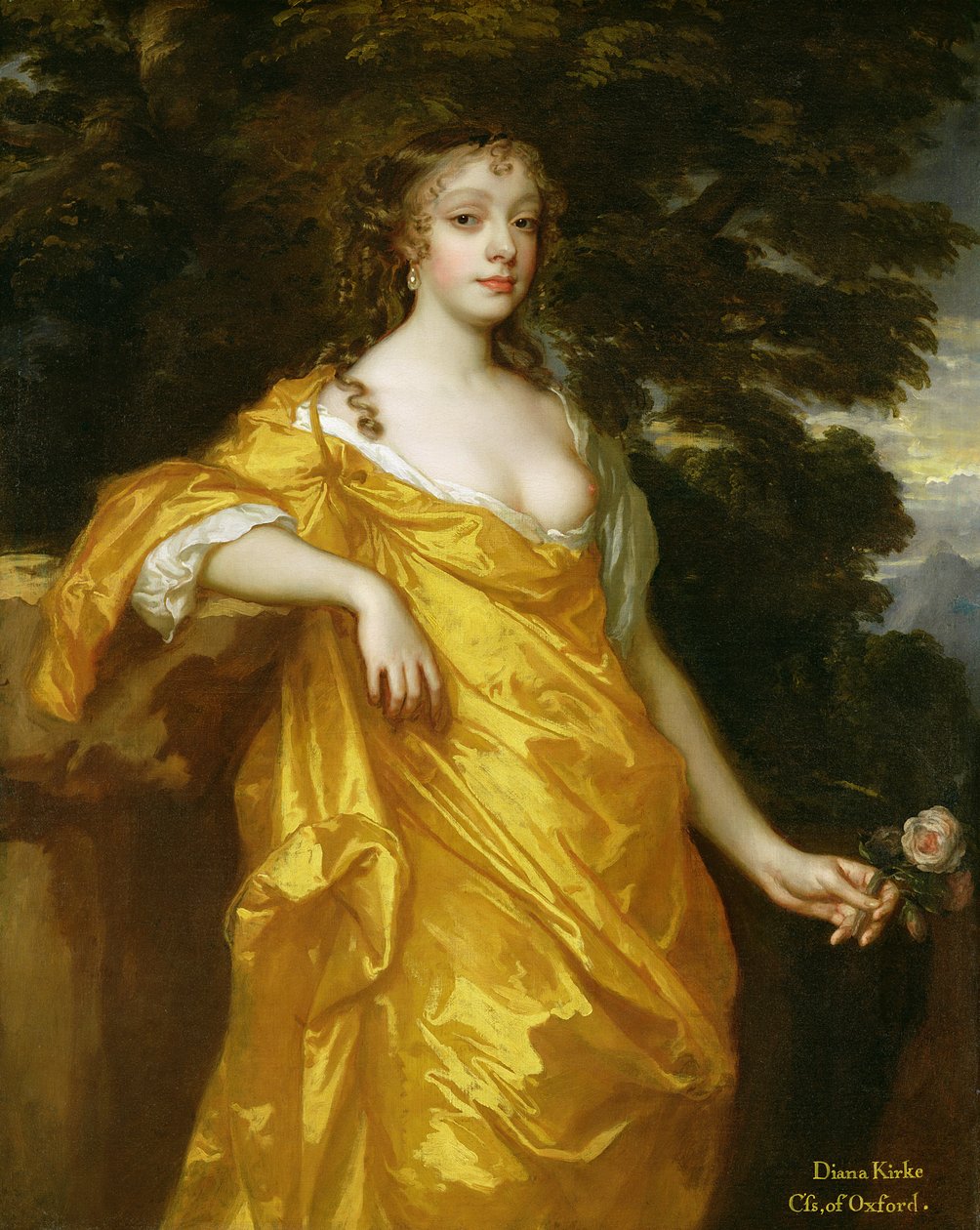Diana Church, senere grevinde af Oxford, ca. 1665-70 (olie på lærred) af Peter Lely