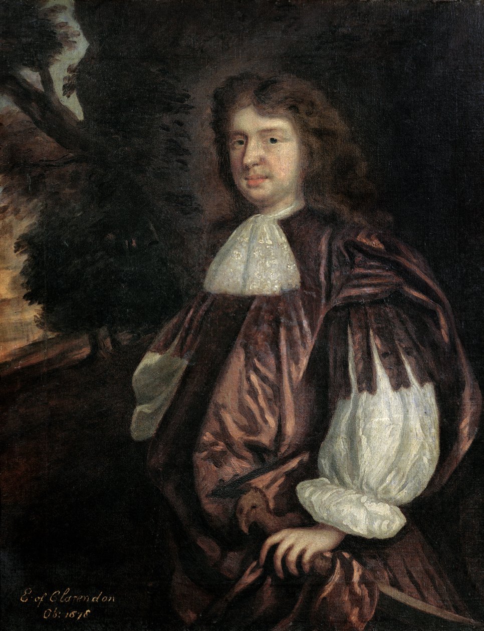 Edward Hyde, jarl af Clarendon, ca. 1667 af Peter Lely