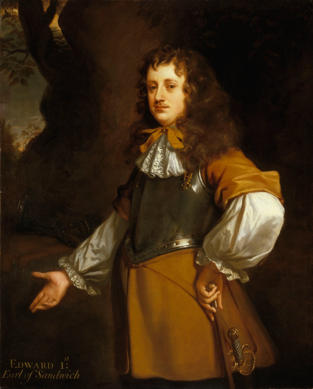 Edward Montagu af Peter Lely
