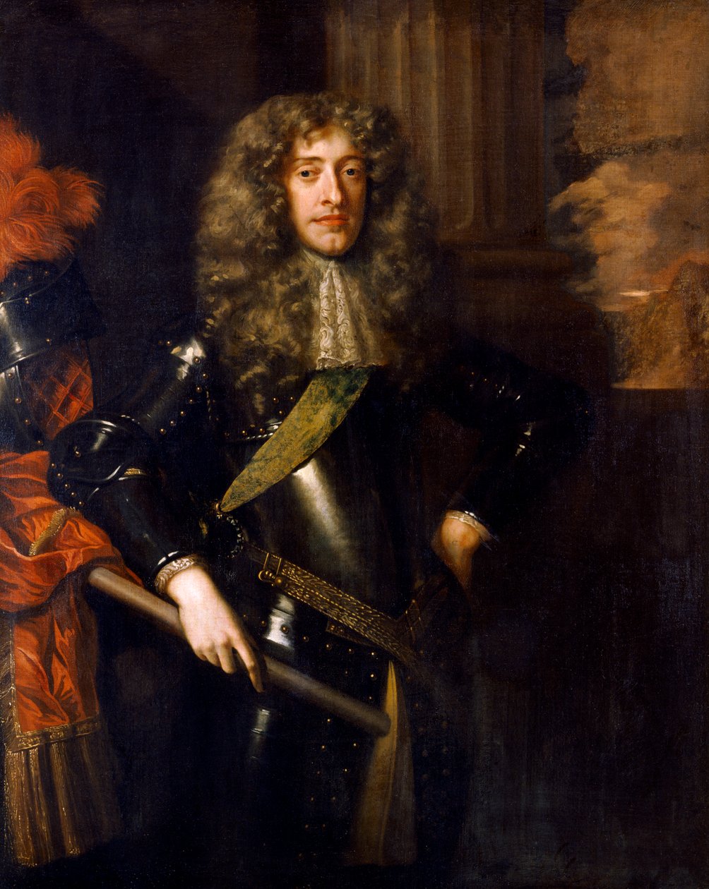 James II som hertug af York (olie på lærred) af Peter Lely