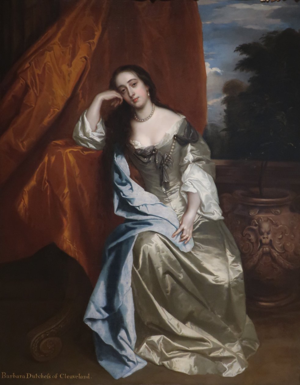 Portræt af Barbara Palmer, født Villiers, Lady Castlemaine og hertuginde af Cleveland af Peter Lely