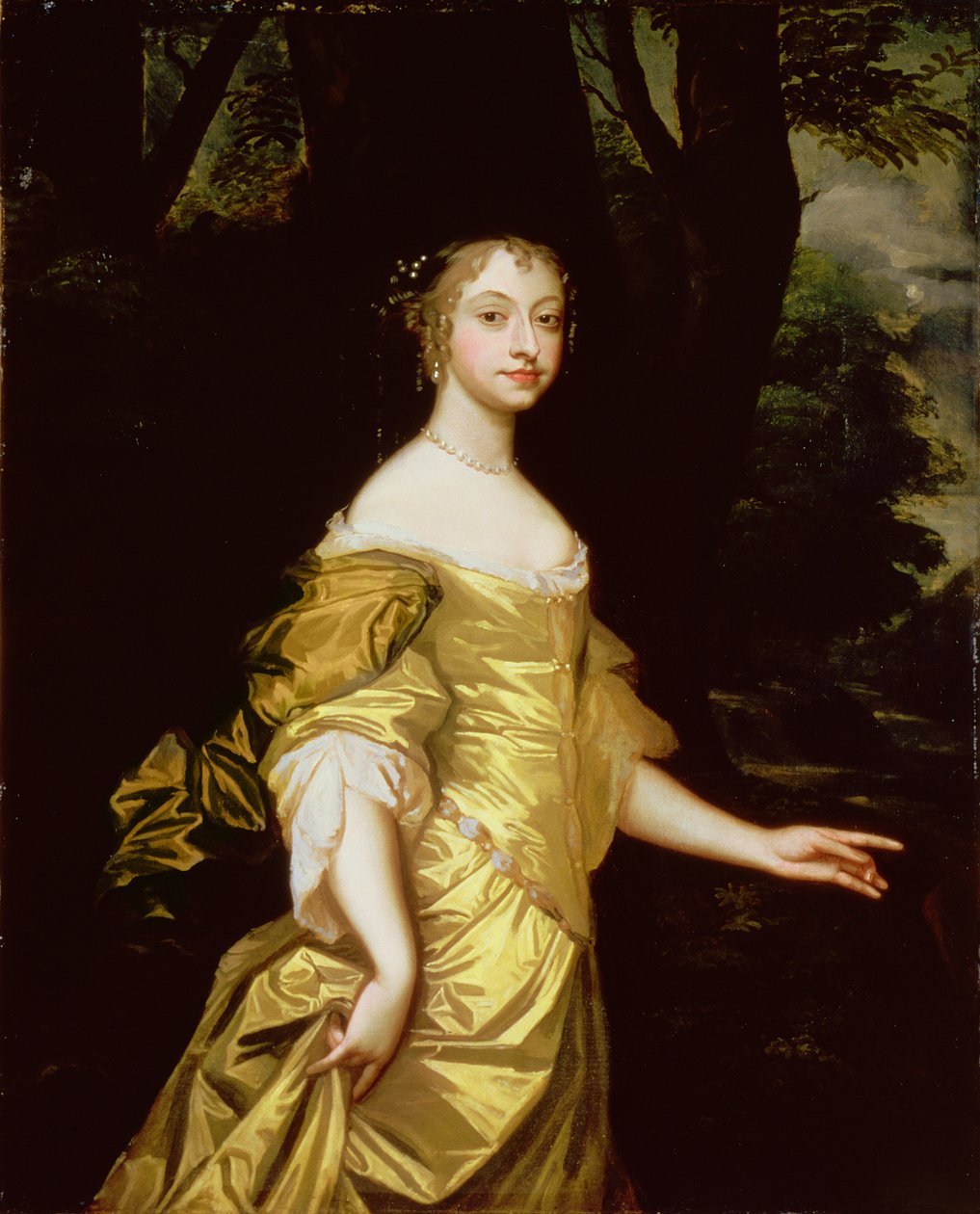 Portræt af Frances, hertuginde af Richmond af Peter Lely