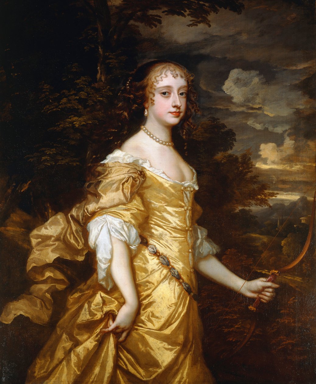 Portræt af Frances Theresa Stuart, hertuginde af Richmond og Lennox (1648-1702) af Peter Lely