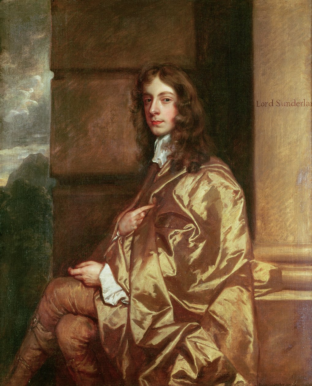 Portræt af Henry Spencer (1620-43), 1. jarl af Sunderland, 1643 af Peter Lely