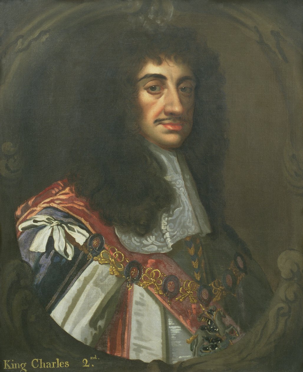 Portræt af kong Charles II af Peter Lely