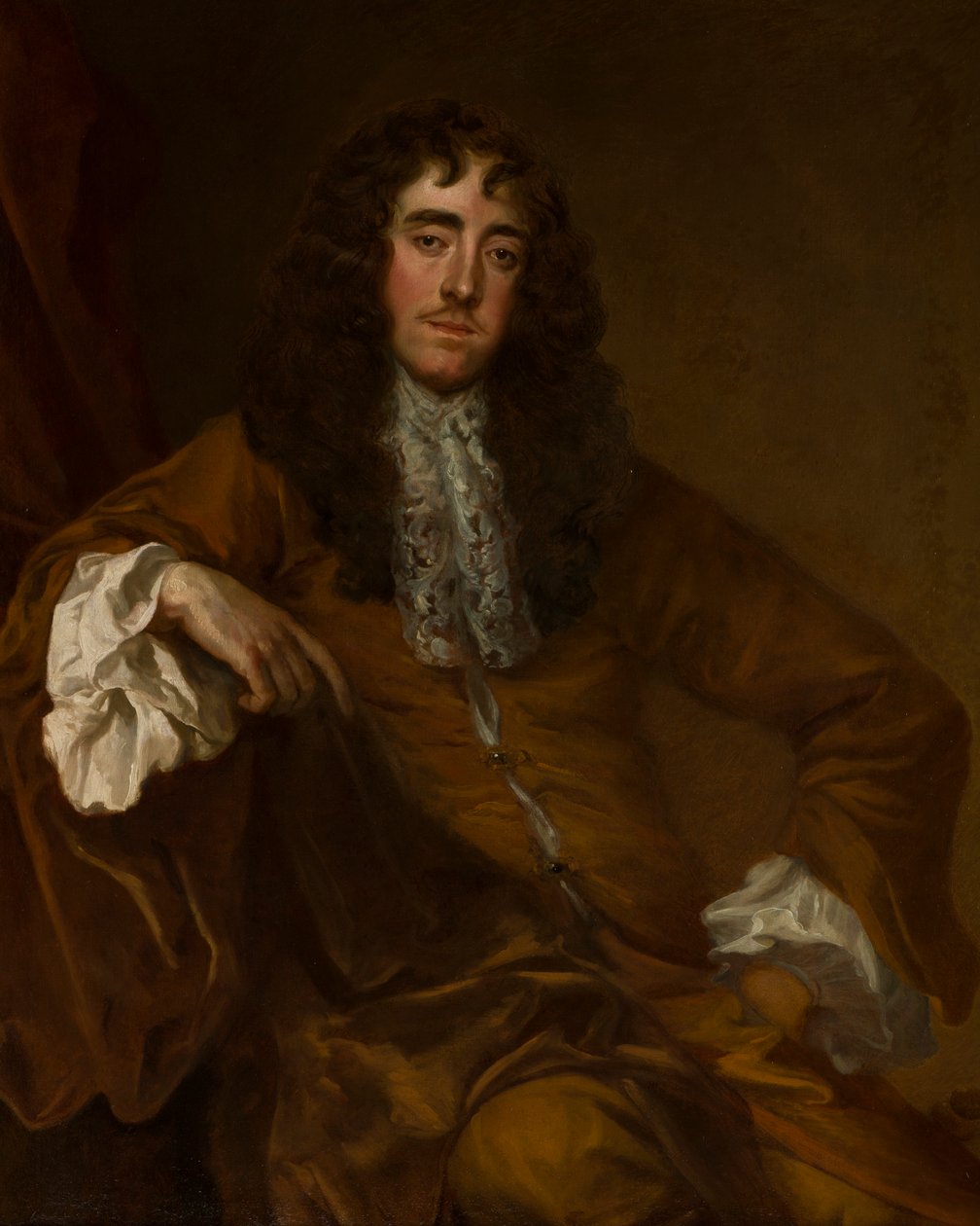 Portræt af Lionel Tollemache, 3. jarl af Dysart (1649-1727), ca. 1669-80 (olie på lærred) af Peter Lely