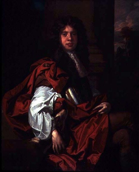 Portræt af en mand (olie på lærred) af Peter Lely