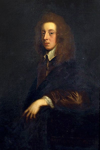 Portræt af digteren Waller (1606-87) (olie på lærred) af Peter Lely