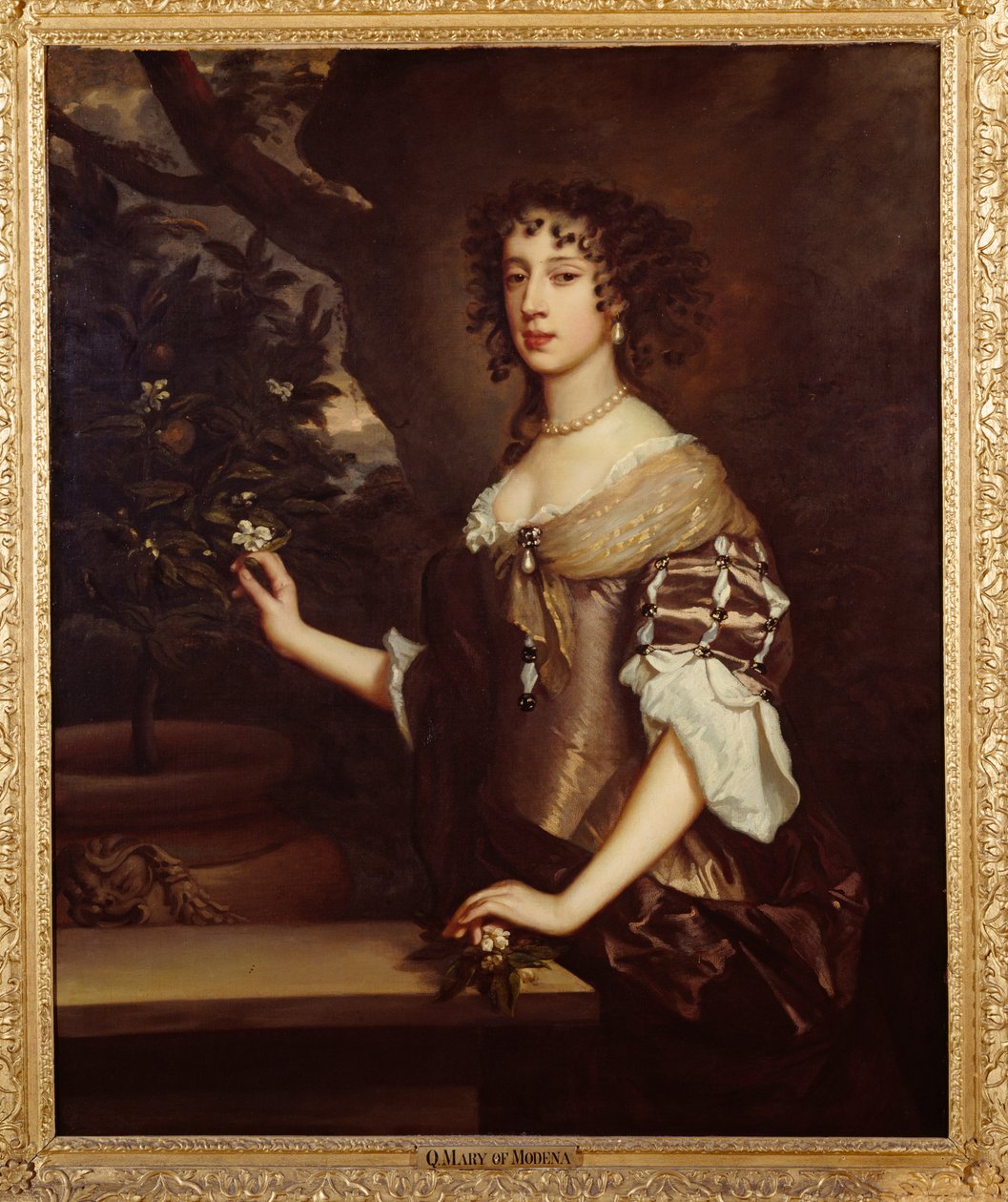 Queen Mary af Modena, ca. 1673-80 (olie på lærred) af Peter Lely