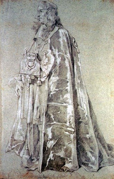 Sir Henry de Vic, kansler af strømpebåndsordenen af Peter Lely