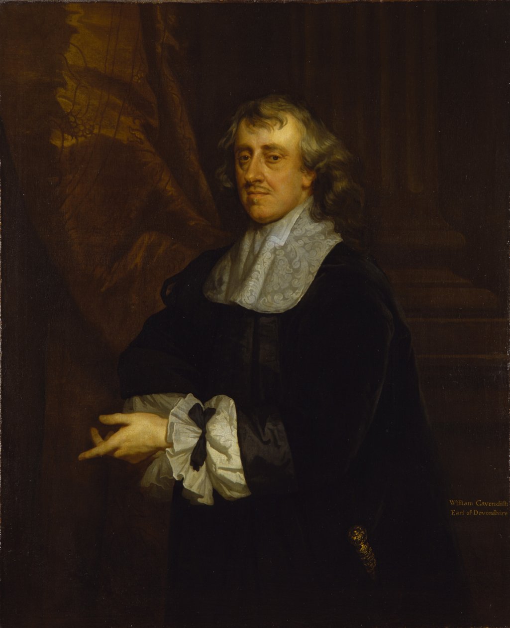 William Cavendish, 3. jarl af Devonshire (olie på lærred) af Peter Lely