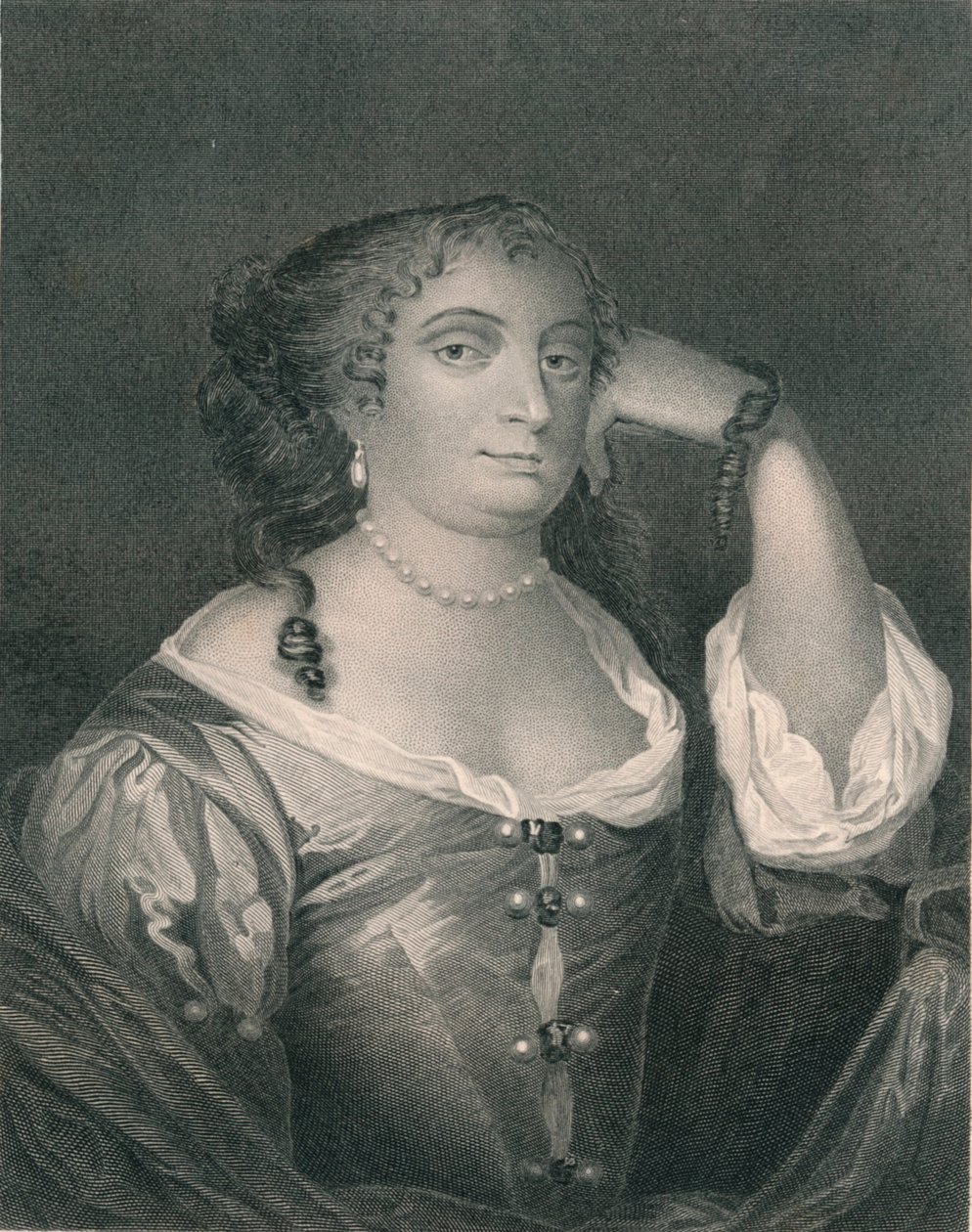 Anne Hyde, hertuginde af York, begyndelsen af midten af det 19. århundrede. af Peter Lightfoot