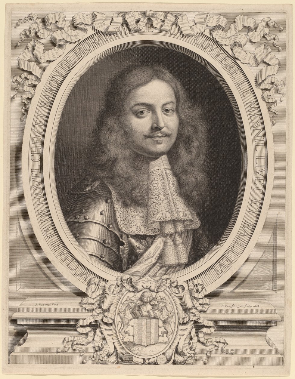 Charles de Houel de Morainville af Peter Ludwig van Schuppen after Pieter