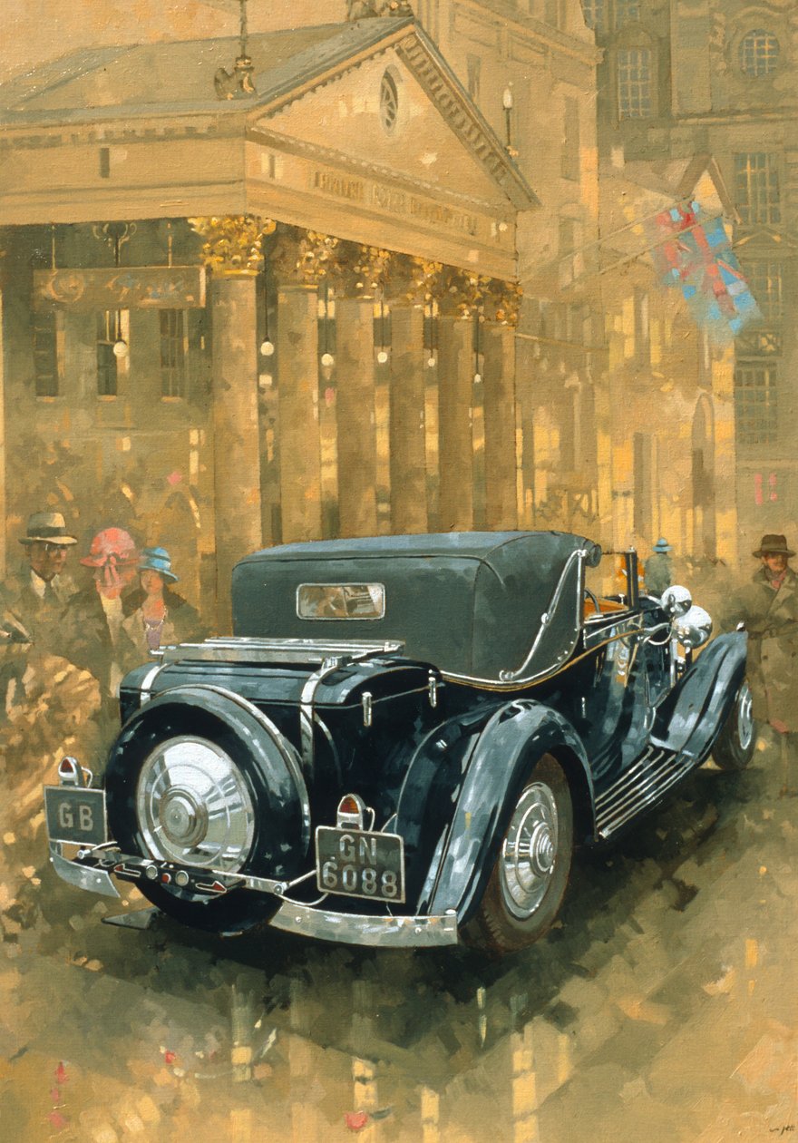 Phantom in the Haymarket (olie på lærred) af Peter Miller