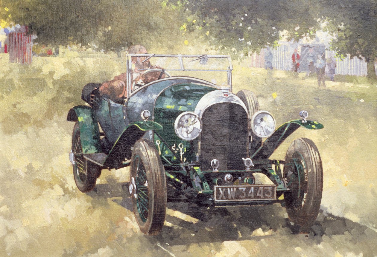 The Green Bentley ved Althorp af Peter Miller
