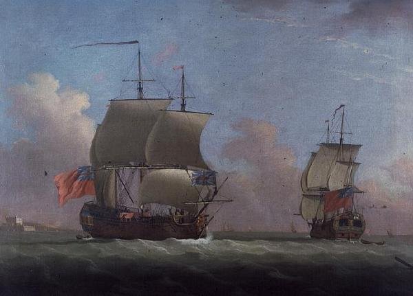 Royal Yacht Dublin af Peter Monamy