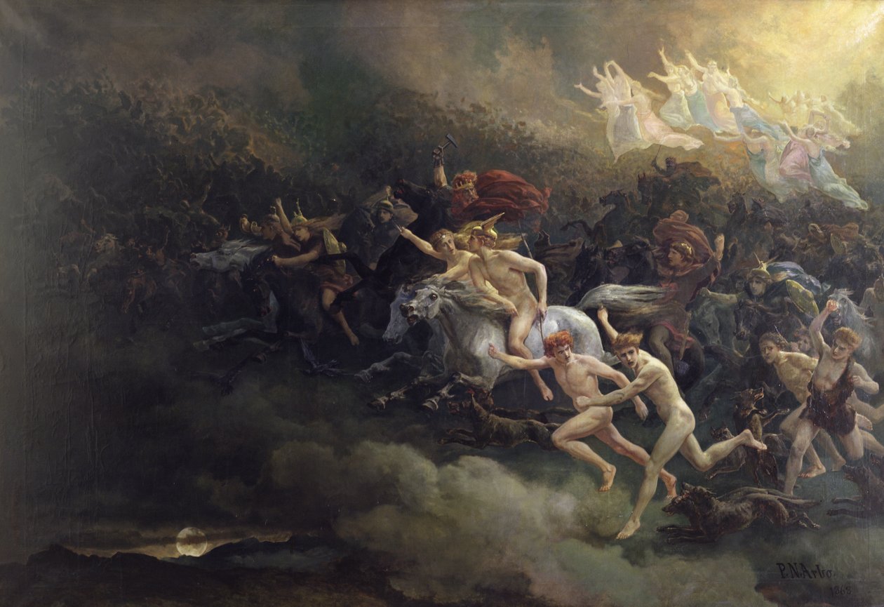 Døde Sjæle af Peter Nicolai Arbo