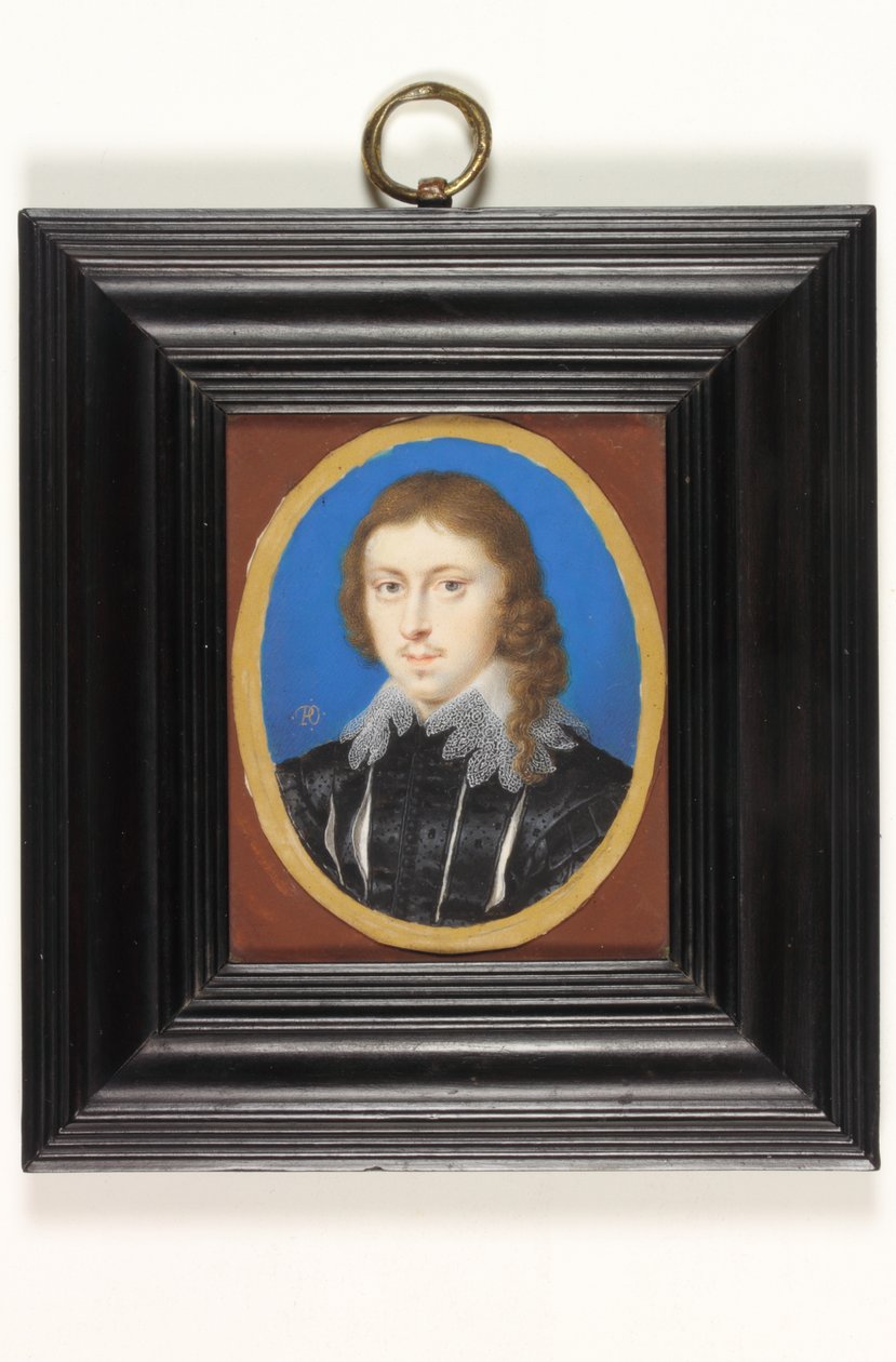 Edmund Waller (akvarel på vellum) af Peter Oliver