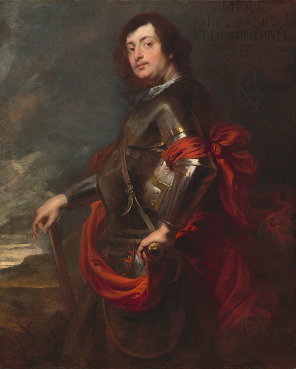 Præfekten Raffaele Raggi, ca. 1625 (olie på lærred) af Peter P. & Dyck Anthony Van (1599-1641) Rubens