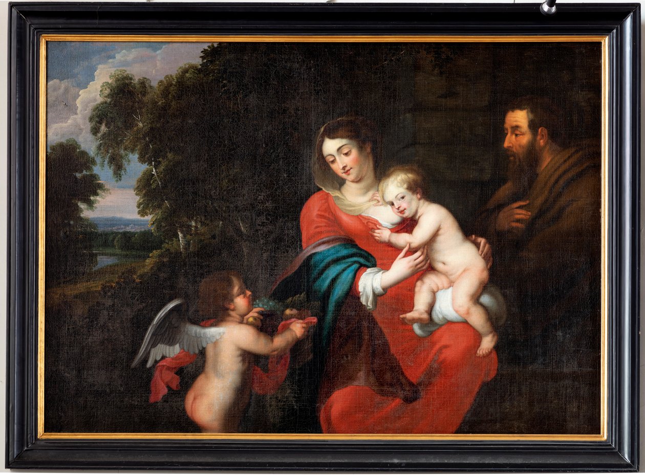 Hellig familie med en engel, Tsysssens eller Jacques D
