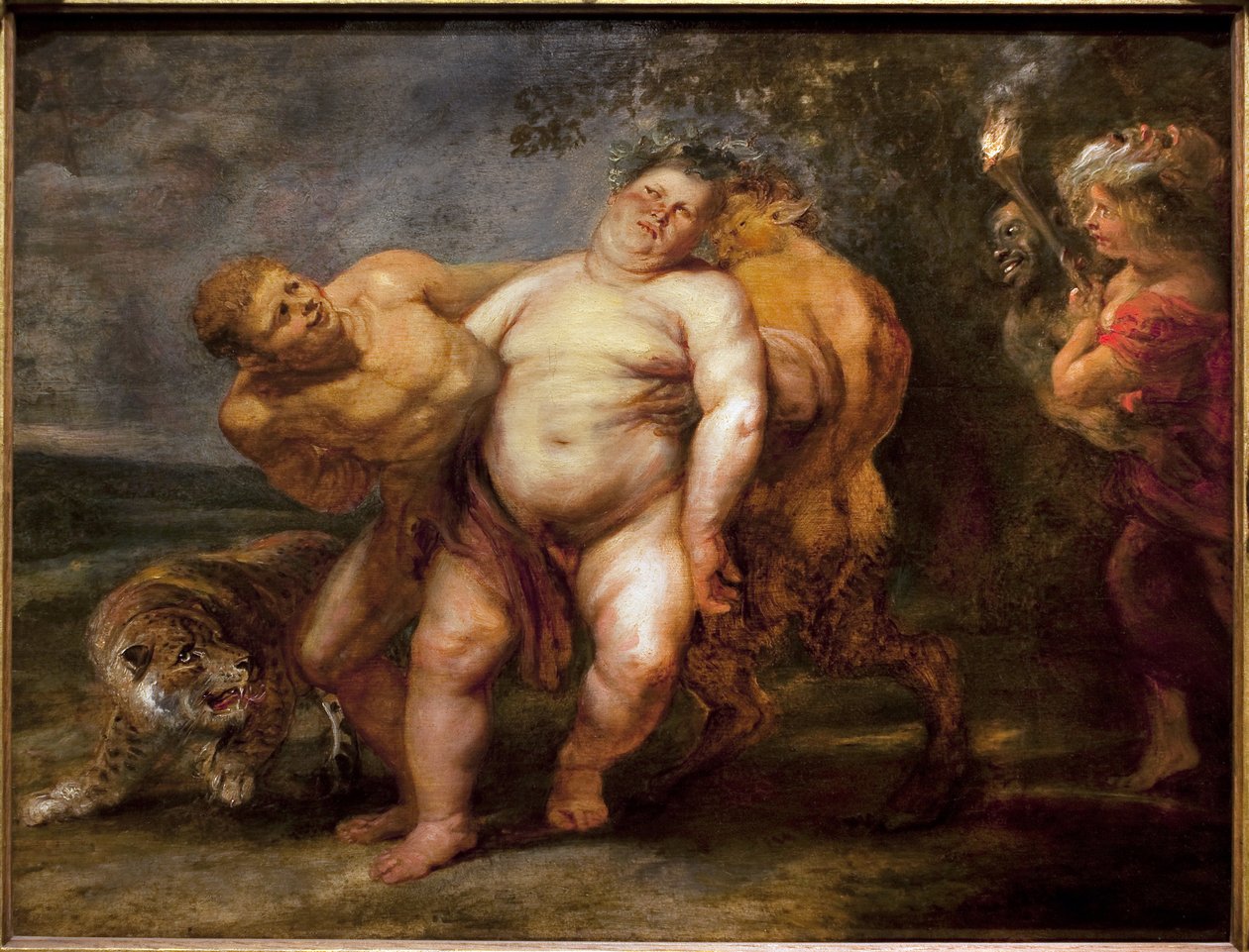Silene fuld. Maleri af følget af Pierre Paul Rubens (1577-1640), olie på træ, midten af 1600-tallet. Museum of Fine Arts i Angers. af Peter Paul (circle of) Rubens