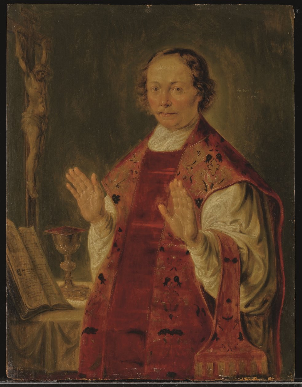 En præst af Peter Paul (circle of) Rubens