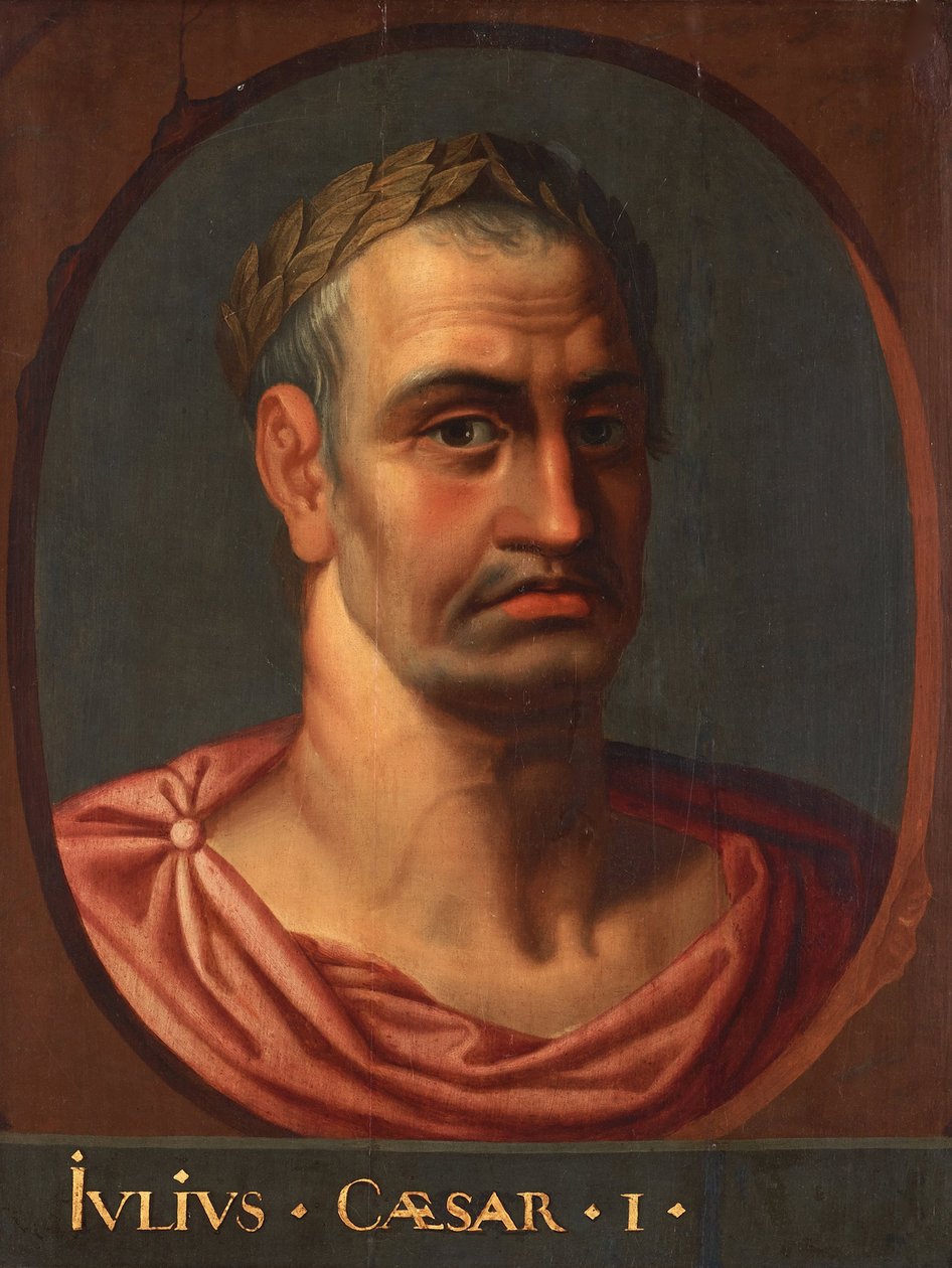 Gaius Julius Caesar (puis Jules cesar) (100-44 avant JC) - Kejser Julius Caesar par Rubens, Peter Paul af Peter Paul (school of) Rubens