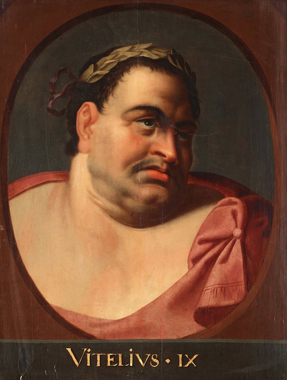 Vitellius (Aulus Vitellius Germanicus kejser Augustus) kejser romain (15-69) - kejser Vitellius par Rubens, Peter Paul af Peter Paul (school of) Rubens